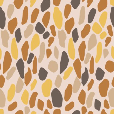 Vektör terrazzo döşeme kusursuz desen, soyut doğal renk italyan desenli taş yüzey modern.