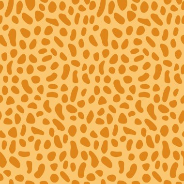 Kusursuz desenli memeli derisi. Çita, leopar, dalmaçyalı basılabilir arka plan çizimi. karala