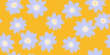 Egzotik el çizimi çiçekler ambalaj kağıdı, soyut arka planlar, kumaş, tekstil, kapak, giysi, afiş, ev dekorasyonu, duvar sanatı için kusursuz desen