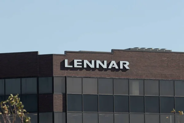 卡梅尔 约2022年11月 Lennar分公司 Lennar公司是一家家庭建筑公司 — 图库照片