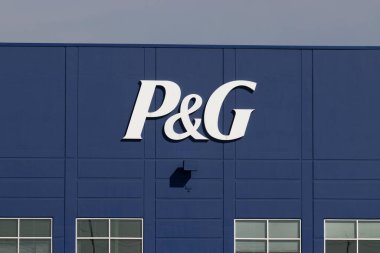 Vandalia - Ekim 2022: Procter & Gamble Union Dağıtım Merkezi. Procter ve Gamble, Tide, Pampers ve Gillette gibi popüler tüketici markaları üretiyor.