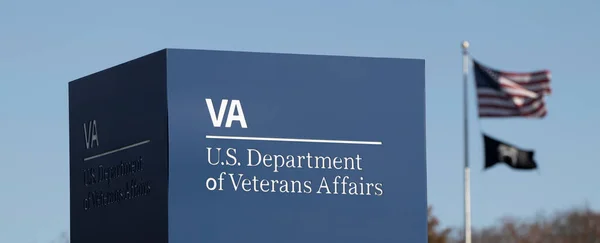 stock image Ft. Wayne - Circa November 2022: U.S. Department of Veterans Affairs. The VA provides healthcare services to military veterans. Banner for website or document.