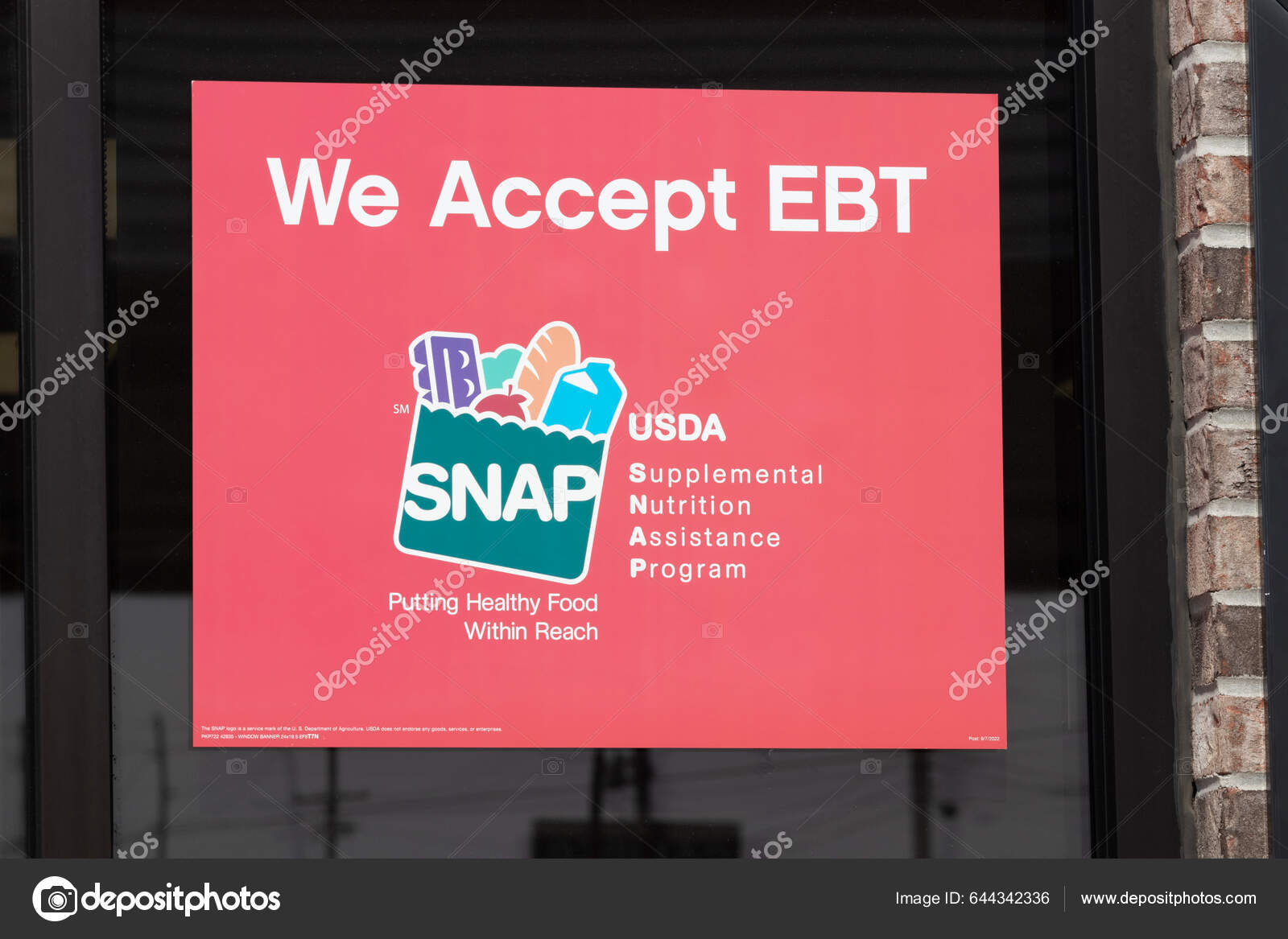 Anderson Circa March 2023 Snap Ebt Accepted Here Sign Snap Stock