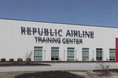 Indianapolis - Mart 2023: Republic Airways eğitim merkezi. Republic Airways, Republic Airways Holding 'in bir havayolu şirketidir..
