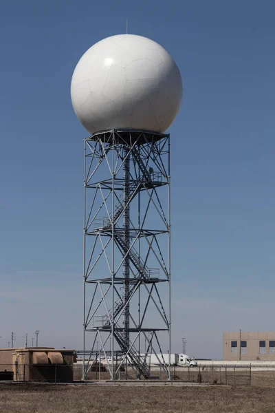 Индиана Март 2023 Года Радар Национальной Метеослужбы Noaa Использует Доплеровский — стоковое фото