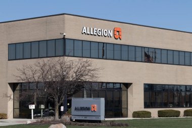 Indianapolis - Takriben Mart 2023: Allegion Schlage konumu. Allegion bir ev ve iş güvenliği şirketidir..
