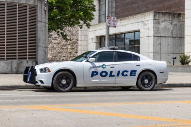 Cincinnati - Mayıs 2023: Cincinnati Polis Departmanı aracı. Cincinnati şehrinin birincil emniyet teşkilatıdır..