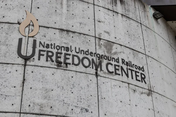 Cincinnati Circa Maio 2023 National Underground Railroad Freedom Center Centro — Fotografia de Stock