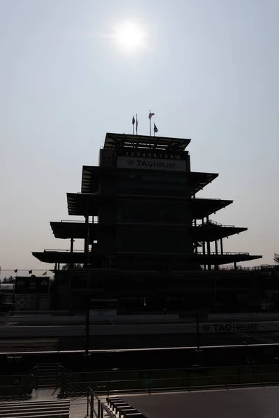 Indianápolis Circa Mayo 2023 Silueta Pagoda Ims Indianápolis Motor Speedway — Foto de Stock