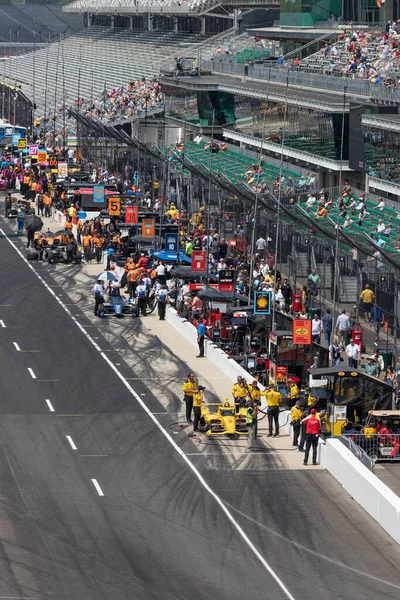 Indianapolis Circa Mai 2023 Indy 500 Séances Entraînement Indianapolis Motor — Photo
