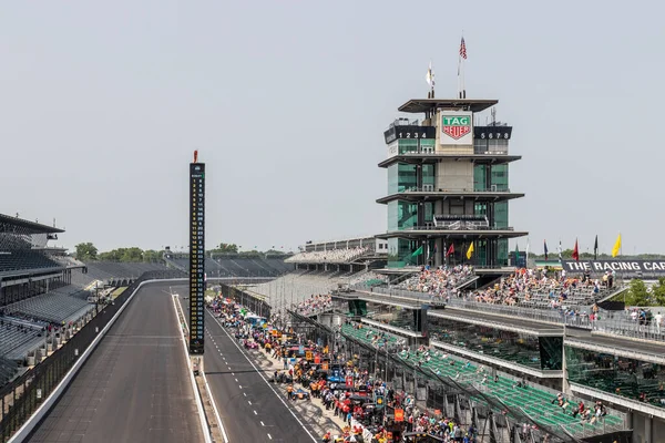 Indianapolis Circa Maio 2023 Indy 500 Sessões Treino Indianapolis Motor — Fotografia de Stock