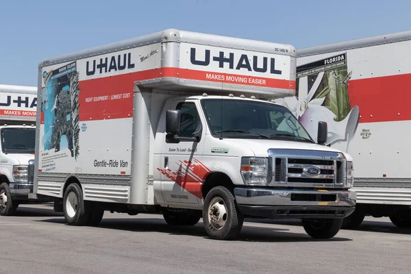 Noblesville Sekitar Mei 2023 Haul Moving Truck Rental Location Haul — Stok Foto