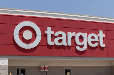 Lafayette - June 21, 2023: Target department store. Target is a retail chain offering home goods, clothing, and electronics. clipart