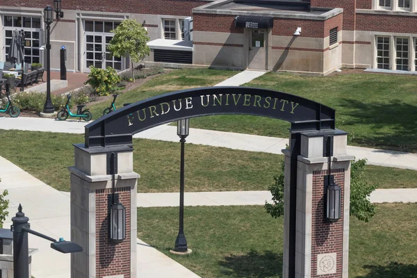 West Lafayette Juni 2023 Purdue University Memorial Union Welcome Center — Stok Foto