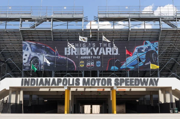 Indianapolis Giugno 2023 Ingresso Indianapolis Motor Speedway Gate Two Con — Foto Stock