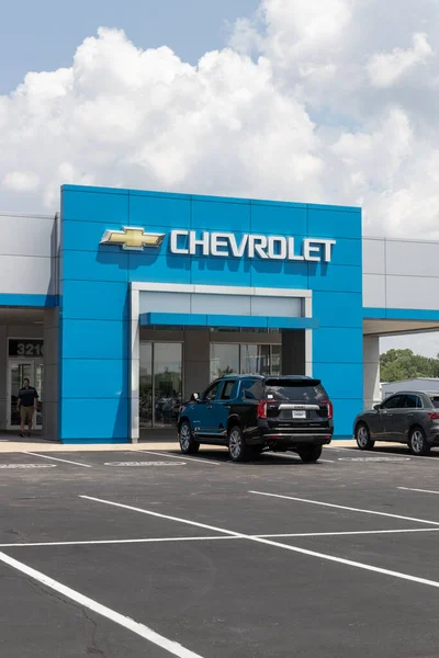 Indianápolis Julho 2023 Chevrolet Concessionária Usado Exibição Carro Com Problemas — Fotografia de Stock