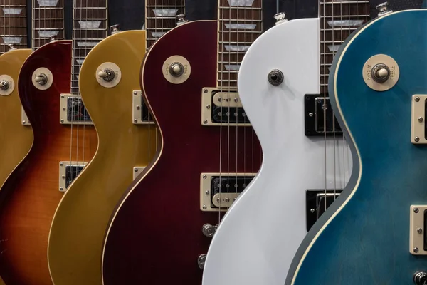 Indianapolis Temmuz 2023 Gibson Les Paul Bir Müzik Dükkanında Gitar — Stok fotoğraf