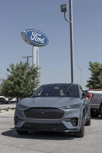 Muncie Juli 2023 Ford Mach Mustang Suv Electric Vehicle Wird — Stockfoto