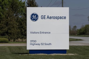 Lafayette - 25 Nisan 2024 GE Aerospace Jet Motor Tesisi. GE Aerospace ticari uçaklar için CFM LEAP turbofan jet motorları üretiyor.