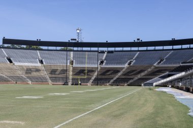 West Lafayette - 11 Haziran 2024: Purdue Üniversitesi Ross-Ade futbol stadyumu. Büyük On 'un bir üyesi olan Purdue Boilermakers Orta Batı' dan takımlara ev sahipliği yapıyor..