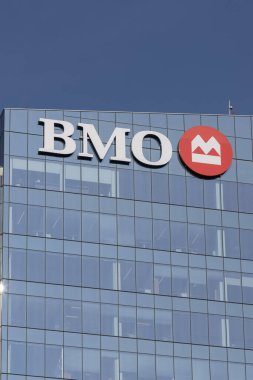 Milwaukee - 14 Ağustos 2024: BMO Bank. BMO Bank Montreal Bankası 'nın bir yan kuruluşudur..