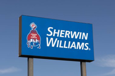 Avon - 11 Ağustos 2024 Sherwin-Williams perakende boya ve kaplama mağazası. Sherwin Williams NYSE 'de SHW olarak listelenmiş..