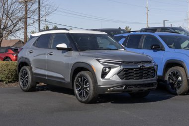 Avon - 8 Aralık 2024 Chevrolet Trailblazer 4WD ACTIV ekranı. Chevy 1.3L Turboşarjlı Ecotec motoruyla Trailblazer 'ı sunar. MY:2025