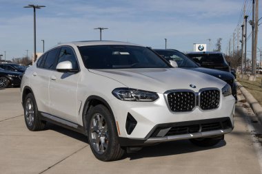 Lafayette - December 17, 2024: BMW X4 xDrive30i display at a dealership. BMW offers the X4 with a 2.0L TwinPower Turbo 4-Cylinder engine. MY:2025