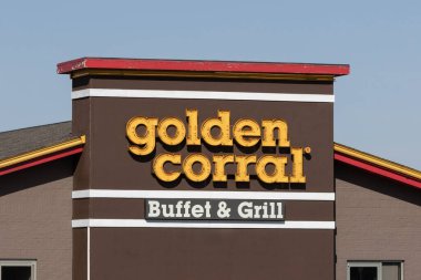 Anderson - 18 Mart 2025 Golden Corral Büfe ve Izgara. Golden Corral aktif görev ve askeri gazilere birçok bedava yemek sunuyor..