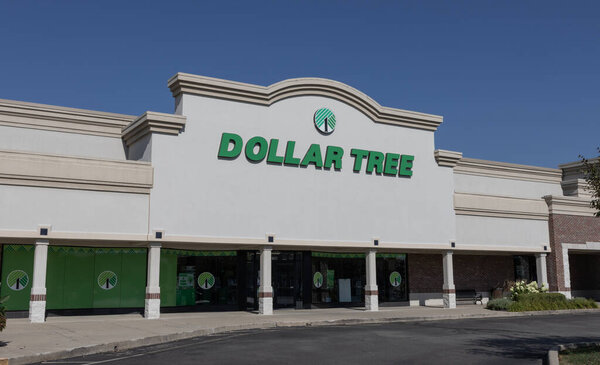 Кармель - 8 августа 2025 года: дисконтный магазин Tree. Dollar Tree предлагает эклектичную смесь продуктов за доллар и четверть. Или больше.