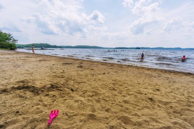  Tatilciler Dwight Gölü, Muskoka, Ontario, Kanada