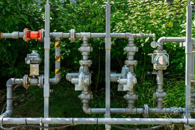 05AUG2024 - Kanada Ontario 'da boru ve emniyet vanaları olan gaz tedarik düzenleyici sistem