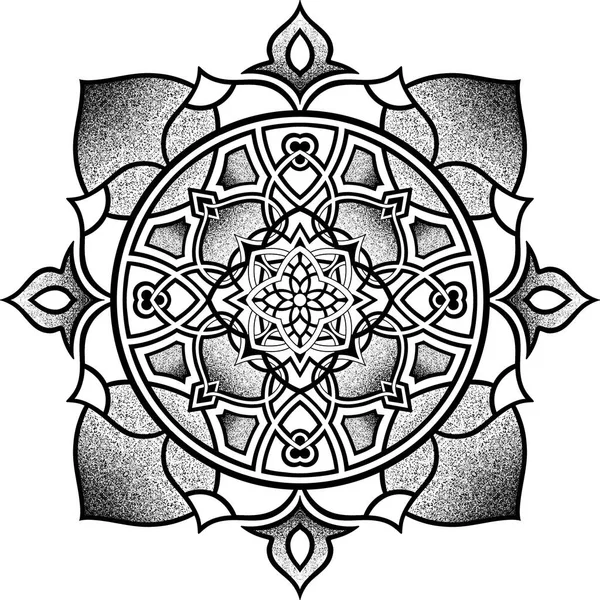 Patrón Ornamental Forma Mandala — Foto de Stock