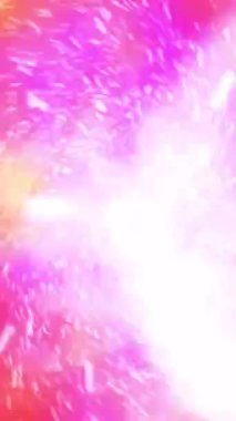 Işıklar sonsuzluğa doğru hareket ediyor. Bitmek bilmeyen bir döngü. 9: 16 sahnesi.