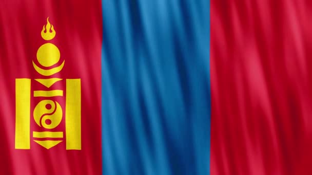 Moldaviens Nationella Flagga Sömlös Loop Animation Närbild Vinka Högkvalitativ Film — Stockvideo