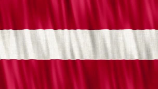 Bendera Nasional Austria Lingkaran Mulus Animasi Close Melambai Kualitas Tinggi — Stok Video