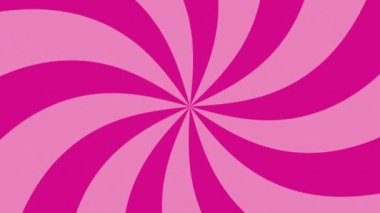 Soyut hareket, pembe kıvrımlı sarmal animasyon lobisi arka plan. Yüksek kalite 4k görüntü