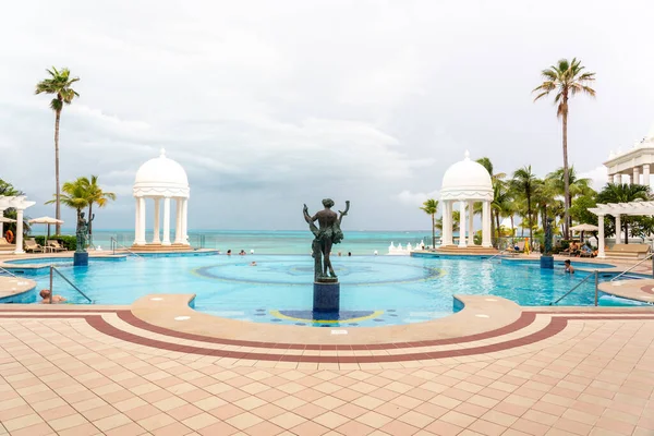 Cancun Mexiko Září 2021 Pohled Krásný Hotel Riu Palace Las — Stock fotografie