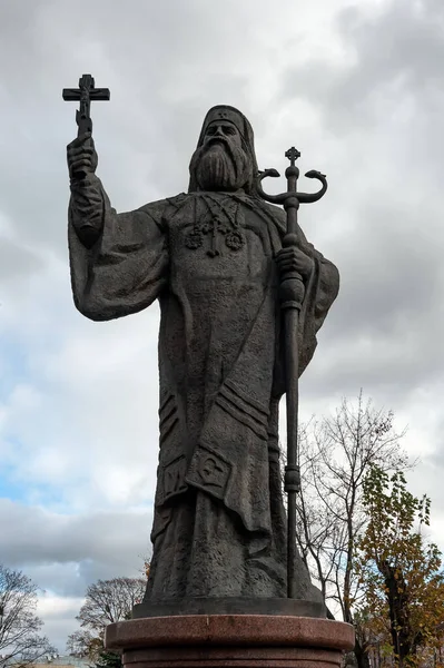 Monument Metropolitan Eugene Hakman First Orthodox Bishop Bukovina Dalmatia Chernivtsi — Stock Photo, Image