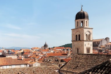 Dubrovnik roofs landscape in Croatia