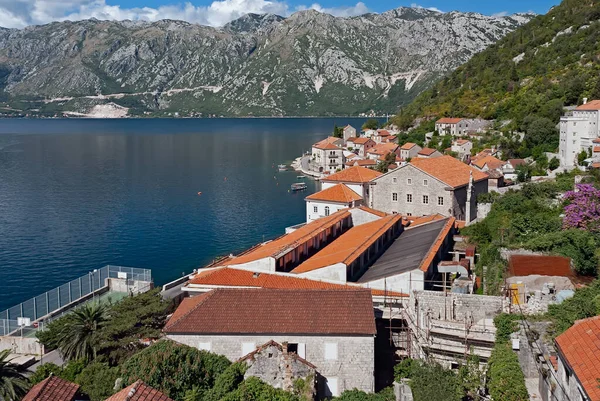 Perast Stad Kotor Bay Montenegro — Stockfoto