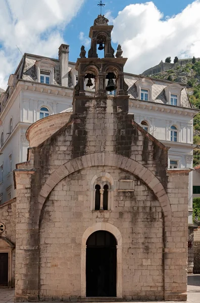 Iglesia San Lucas Plaza Ciudad Kotor Montenegro —  Fotos de Stock