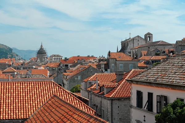 Dubrovnik Roofs Landscape Croatia — Stock Photo, Image