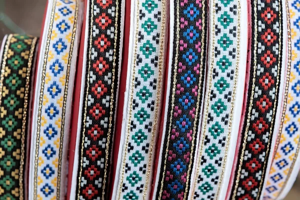 简单的乌克兰观赏丝带 — 图库照片