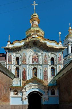 Trinity Kilisesi (1108 yılında inşa edilmiştir) Kyiv Pechersk Lavra, Kyiv Ukrayna