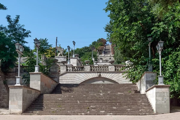 Wide Mithridates Staircase Park Kerch Crimea Ukraine — стокове фото