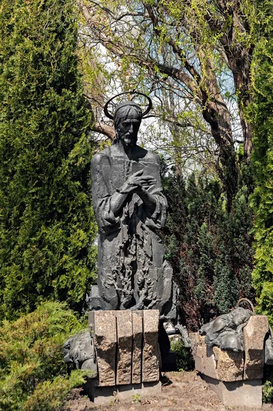乌克兰基辅圣迈克尔大教堂耶稣基督塑像 — 图库照片