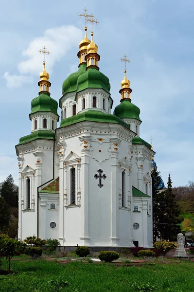 Ortaçağ Vydubychi Manastırı Ndaki Aziz George Katedrali Kyiv Ukrayna — Stok fotoğraf