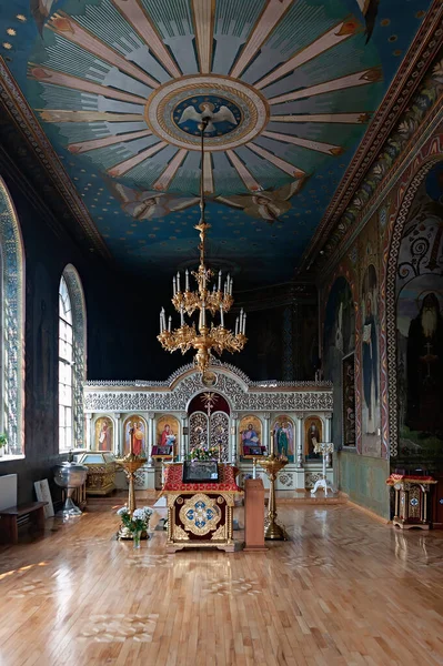 Interiér Kostela Kříže Kyjev Ukrajina — Stock fotografie
