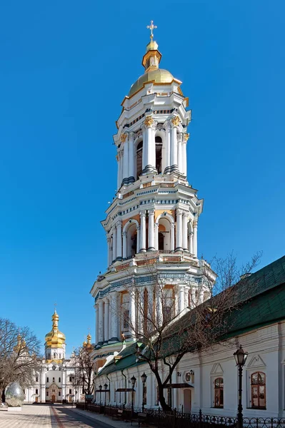 Close View Great Lavra Belltower Kyiv Pechersk Lavra Kyiv Ukraine — Stock Photo, Image